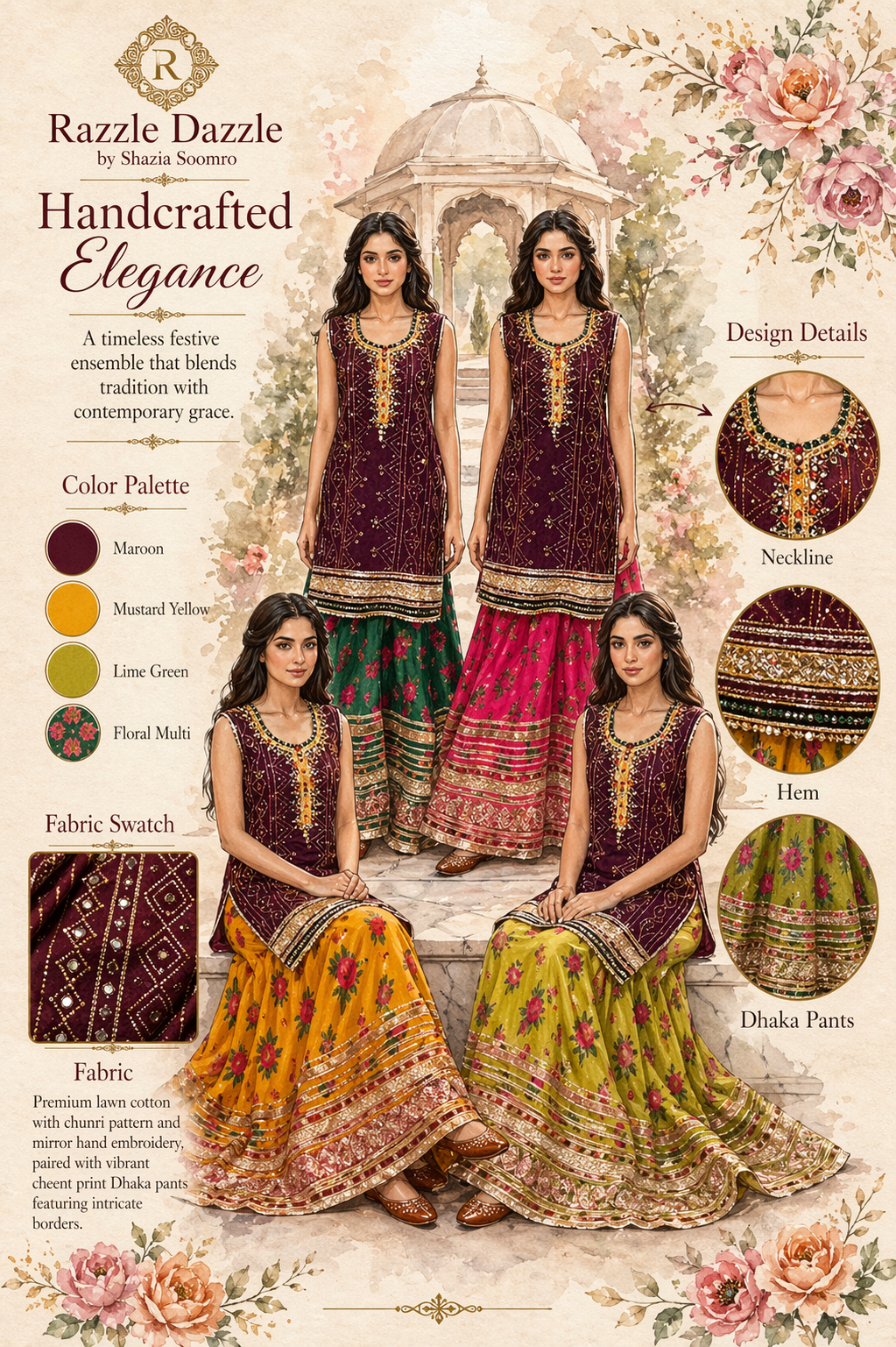 Handcrafted Elegance - Multi-Color Collection
